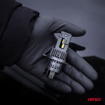 Preview: Amio H4 / H19 LED Headlight Full Canbus F25 Silver Series H4 LED 6000K Duobox